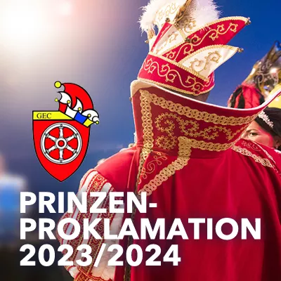 11.11.2023 -  Prinzenproklamation