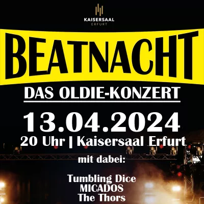 13.04.2024: Beatnacht - Das Oldie-Konzert